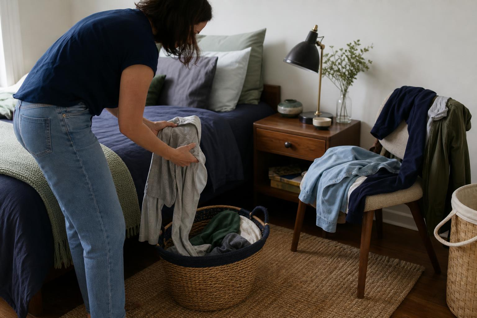 A One-Basket Evening Pickup Routine