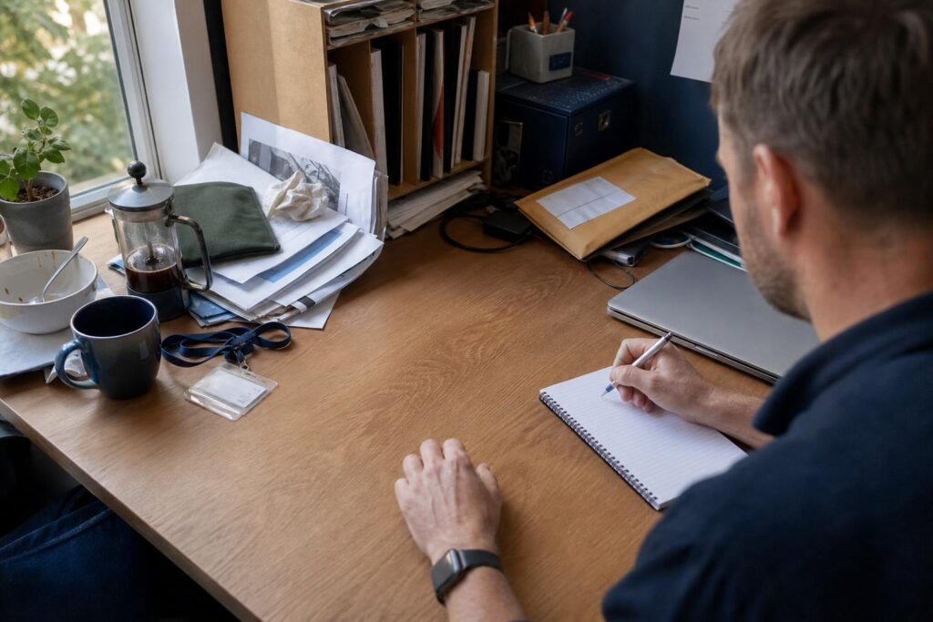 What to Clear From Your Desk Before You Finish Work