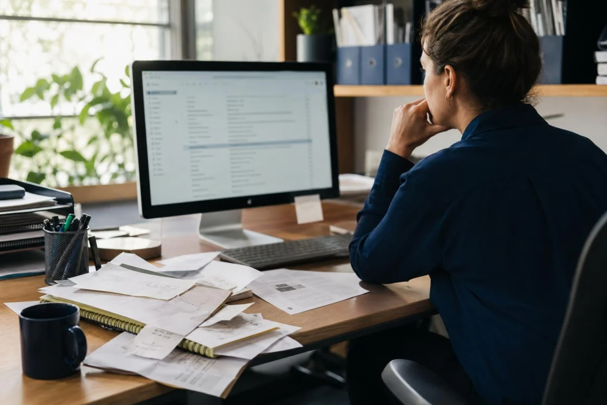 A Five-Minute Paperwork Reset at Work